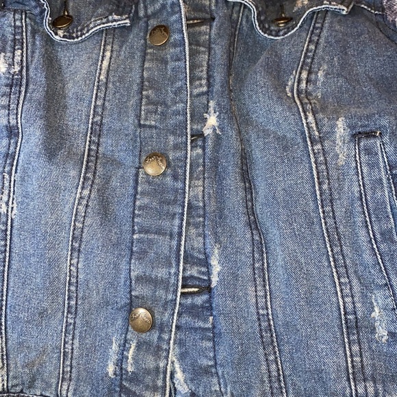Free People Indigo Rinse Jean Jacket - Picture 11 of 14